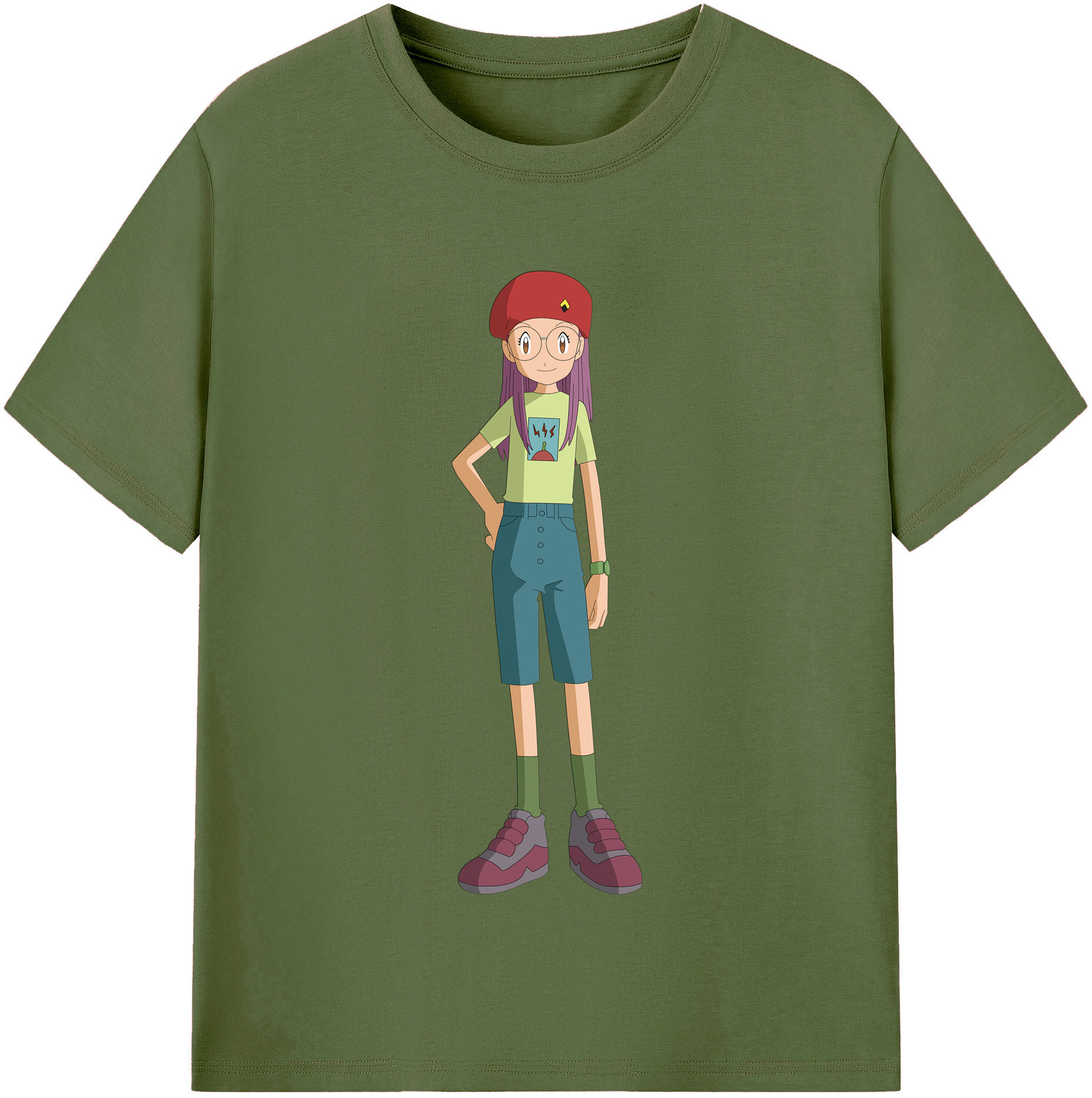 （画像用） Digimon デジタルモンスター/デジモン 綿100％半袖Tシャツ（フロントプリント）